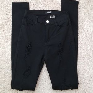 Very Nice 36.5 Black Skinny Stretch Jeans